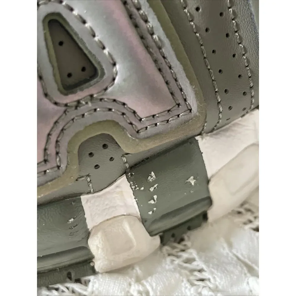 NIKE AIR MAX MORE UPTEMPO IRIDESCENT 917593-001 WOMEN'S Size 8.5 Green